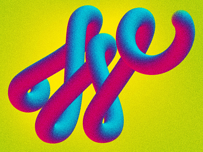 Letter W for "Whimsical" - 36 days of Type