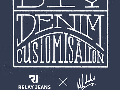 Artwork for my Denim Collaboration project with Relay Jeans