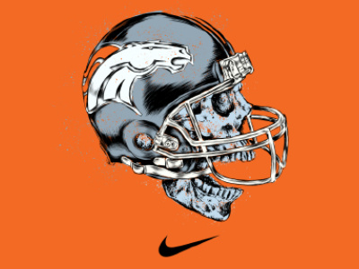 Denver Broncos : Super Bowl Champions broncos denver illustration nike superbowl