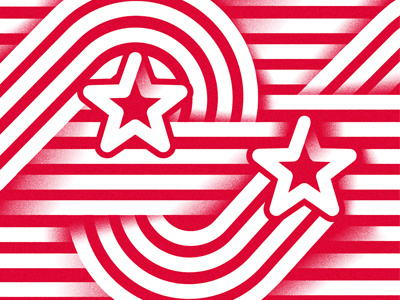 The Stars And Stripes america editorial elections grain illustration presidential stars states stripes united usa vector