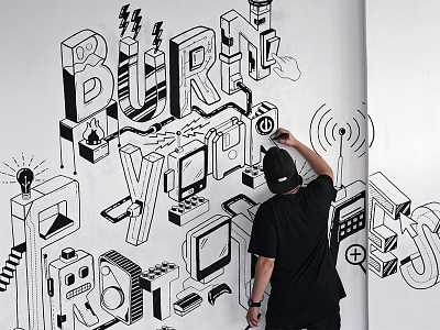 Burn your Prototypes Mural