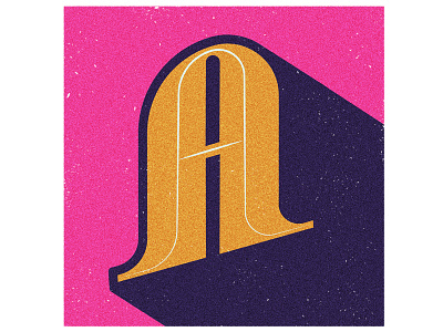 36 Days Of Type - Letter A 36daysoftype freelancer lettera letterer lettering type typism typography vector vexel