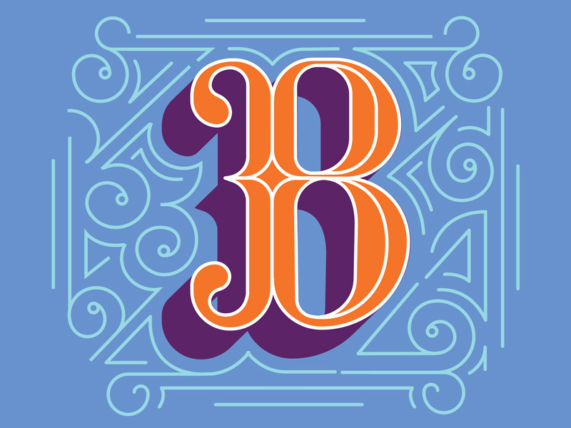 36 Days Of Type - Letter B By Keith Vlahakis On Dribbble