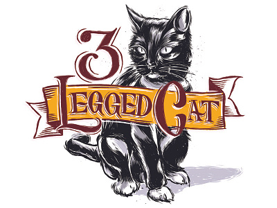 3 Legged Cat Beer Label