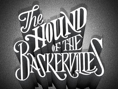 "The Hound of the Baskervilles" Horror typographic series classic cinema film poster goodtype halloween illustrated type illustration illustrator letterer lettering lettering art the hound of the baskervilles type type designer typedesign typographic logo typographic poster typographic series typography vintage vintage type