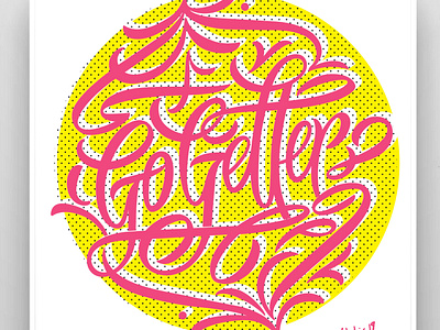 Sugarbird Gin collaboration "Ambition Blossoms" brand collaboration capetown collaboration craft gin gallery gallery work gin go getter goodtype halftone handlettering illustration lettering letters pop art pop artist screenprint streetart type typography