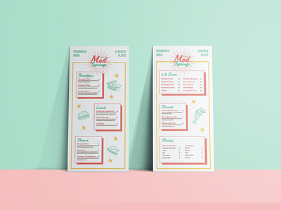 Throwback Diner Identity Design - AI CC: Kladi