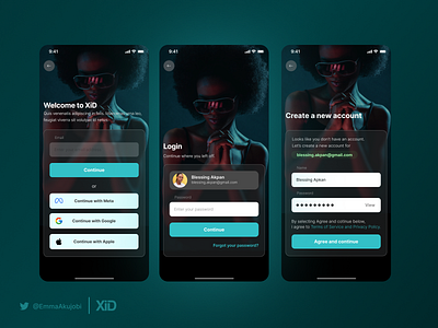 Login/Sign up Screen app design login sign up sign up screen ui ux