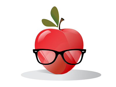 Teching Class icon WIP 3d apple blog icon logo red teaching