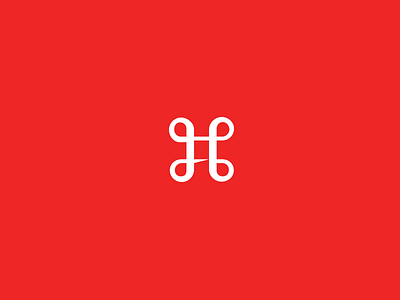 Command / icon logo mark red