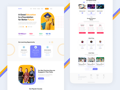 Educational Website Design.