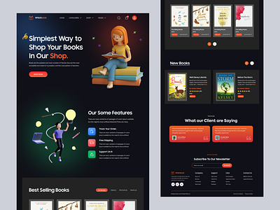 Book Store Landing Page