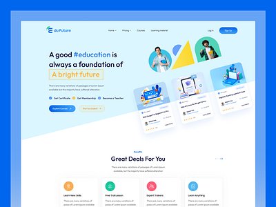 Edu Future - Online Course Web UI