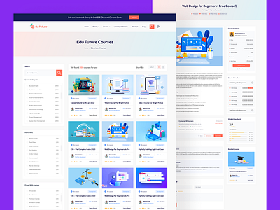 Edu Future — Course Overview Online Course Web UI