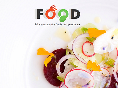 Food design food logo ui ux