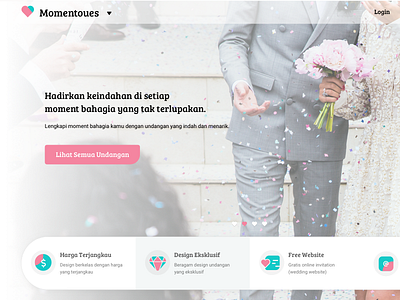 Momentoues - Landing Page