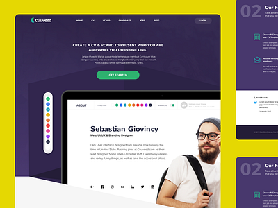 Cuuveed.com - Landing Page Redesign by Rizki Mardita 🕺 on Dribbble