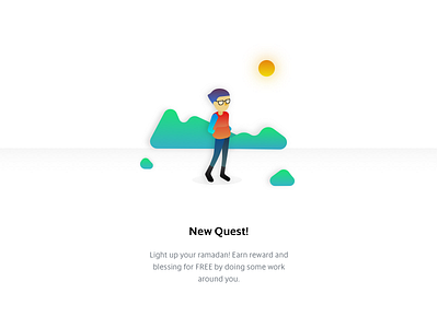 New Quest artwork error page error state illustration server ui ux