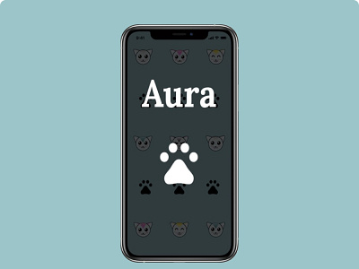 Aura Loading Screen app design ui ux