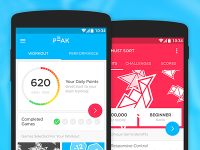 Peak For Android - WIP alpha android android l clean games material minimal peak ui ux