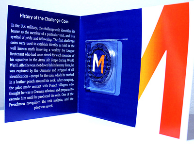 Mentorship Challenge Coin branding graphic design logo print design