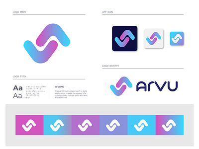 Arvu logo branding