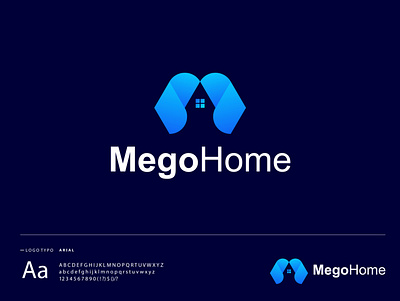 MegoHome Logo Design | Modern Logo Design abstract logo branding creative logob design graphic design illustration illustration illustrator logo logo design business logofolio
