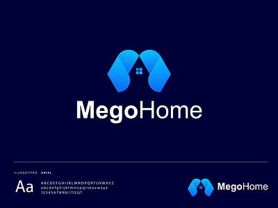 MegoHome Logo Design | Modern Logo Design