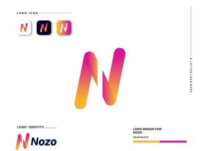 Nozo logo design by Siam Ahmed on Dribbble