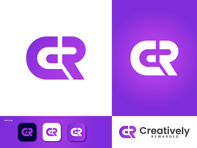 C+R Letter logo design