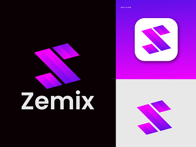 Z Modern Letter Logo | Modern letter Z logo | Z logo (for Zemix)