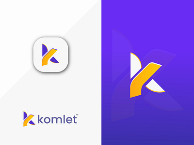 K Modern App Logo Mark