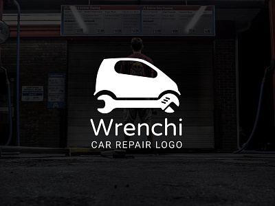 Wrenchi : Car Repair Logo Template automotive car engine garage logo logo template maintenance mechanic repair service vehicle wrench