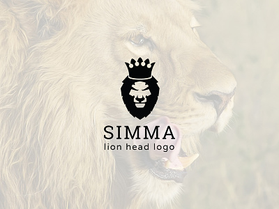 Simma : Lion Head Logo Template
