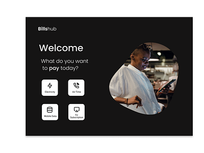 Simple Bill Payment App app design typography ux