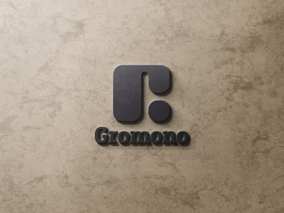 Gromono branding graphic design logo