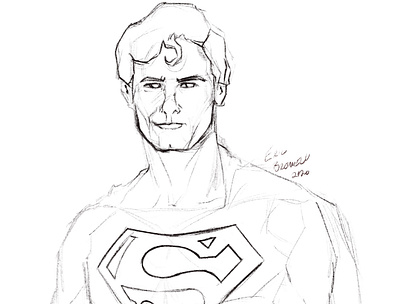 Superman Reeves branding character art comics design digital art graphic design illustration logo ui vector