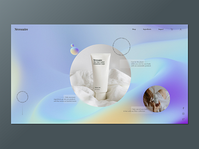 Necessaire app brand branding clean design minimal typography ui ui design ux ux design web web design