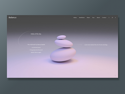 Balance. clean design ui ui design ux ux design web design