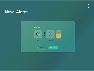 Alarm DJ Website - Redesign Concept 2 alarm branding challenge clock concept design green illustration interface internet marketing online orange redesign ui uiux website