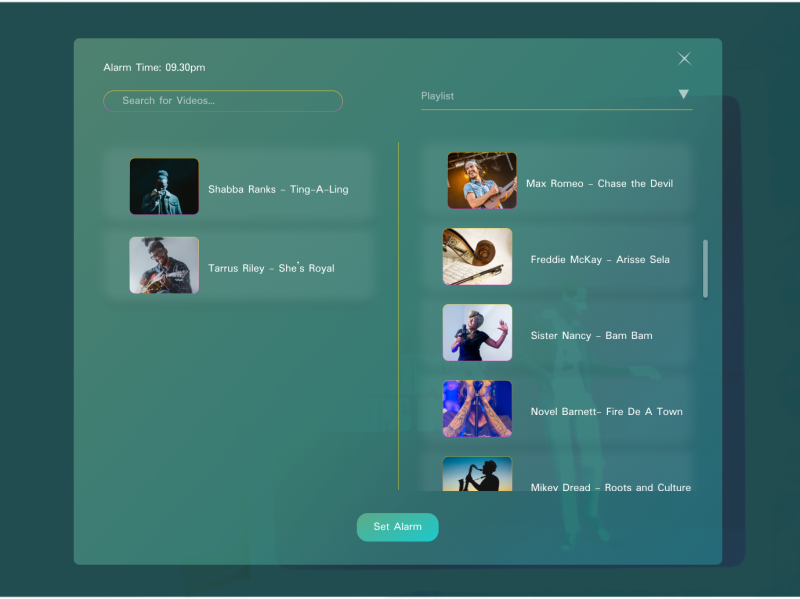 Alarm DJ site Redesign Concept 3 by Geraldine Ezeocha on Dribbble