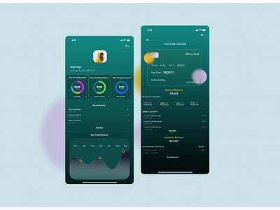 MoneyCard Mobile UI