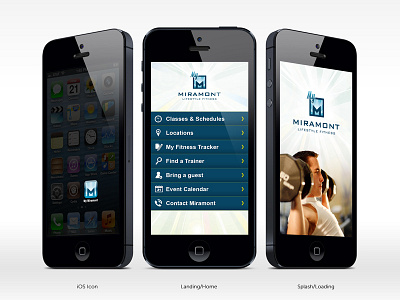 App Mockup Presentation 5 app apple application gym iphone mockup presentation