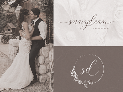 Sunydean Photography Branding branding branding design elegant font handwritten lettering logo modern photography prints weddings