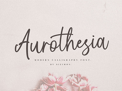 Aurothesia Script! branding branding design elegant font handwritten lettering logo lookbook magazine modern