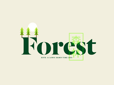 Patterns, Colors & Typefaces - Exploration 3 - Overlay Forest colors exploration forest overlay pairing patterns typefaces