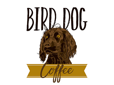 Bird Dog Coffee boykin boykins boykinspaniel dog dogs logo southcarolina