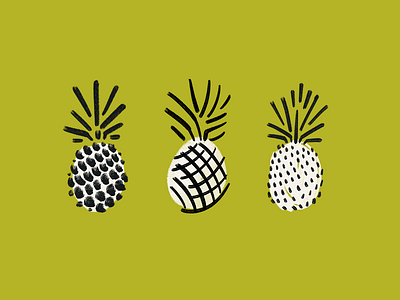 Regular? It's me, Pine. illustration pineapple
