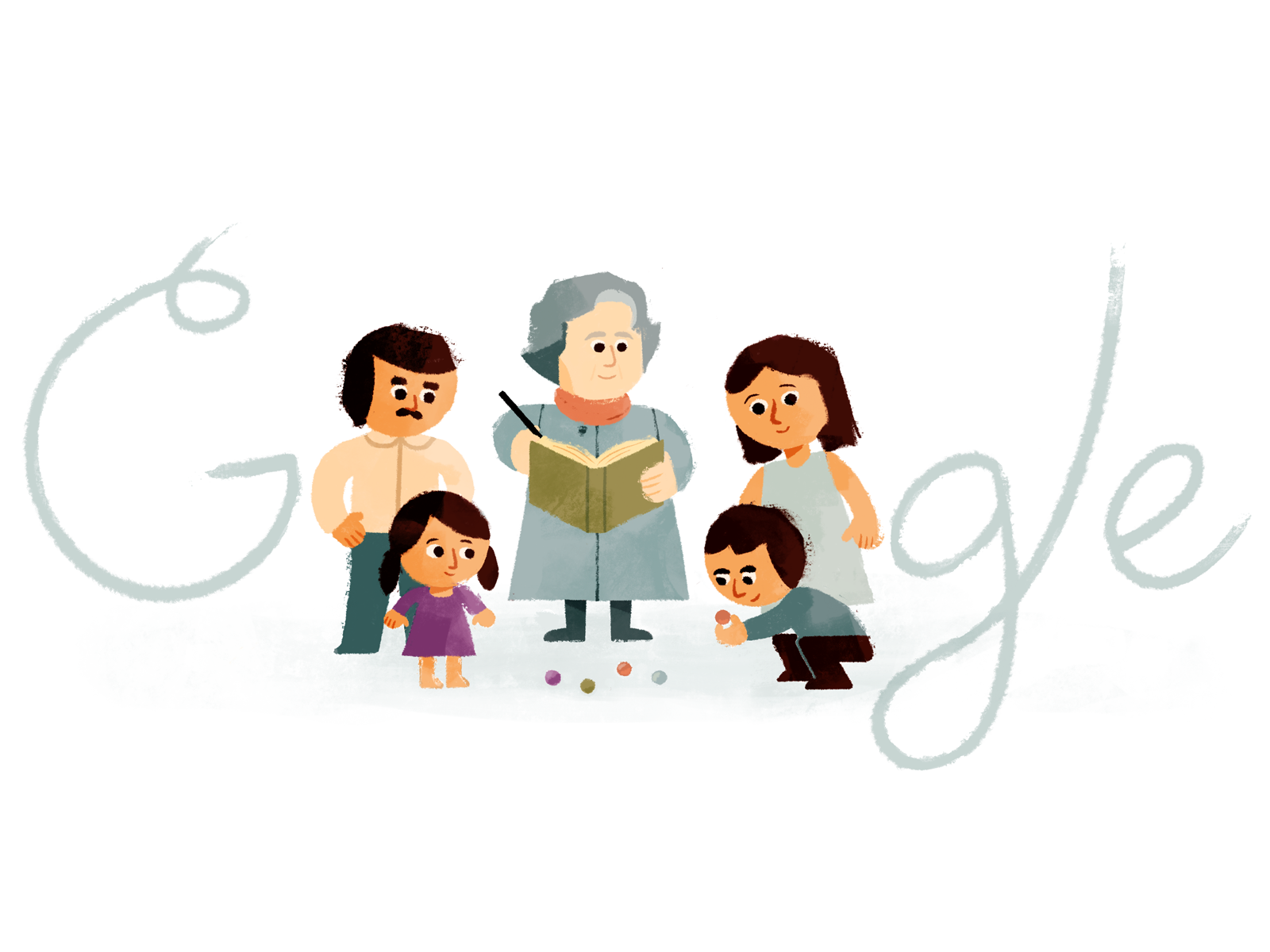 Virginia Gutíerrez de Pineda colombia doodle google illustration