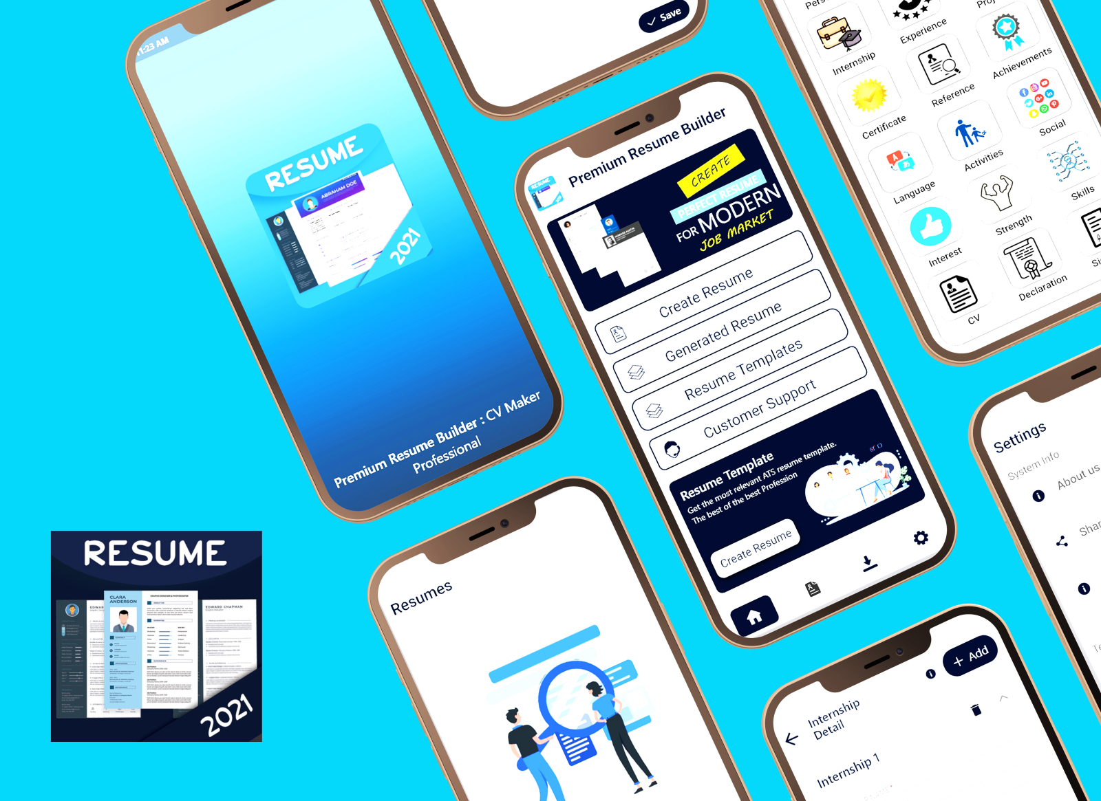 resume-builder-app-ui-design-by-krishna-khandelwal-on-dribbble